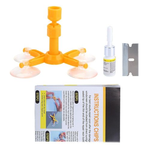 Car windshield repair tool kit wind glass windscreen resin restore for chip