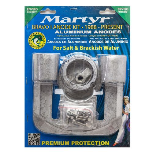 Martyr aluminum anode kit for mercruiser bravo one 1988-present