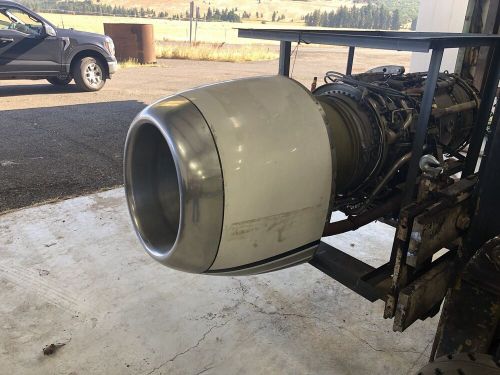 Aircraft engine cowling off a lear 25 jet