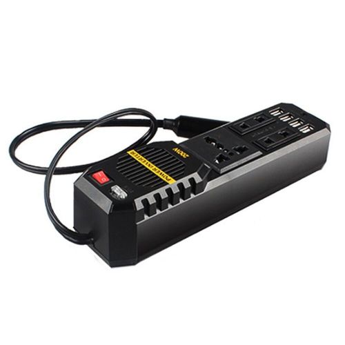 Efficient and reliable 200w car inverter dc 12v to ac 220v adapter charger