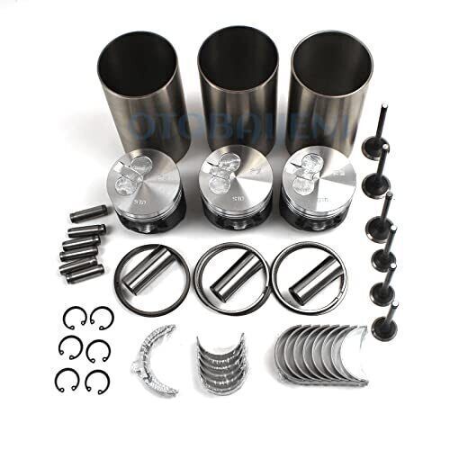 Fits for yanmar engine 3d74e 3tne74c 3tne74 engine overhaul rebuild kit