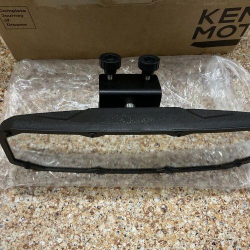 Kemimoto shockproof &amp; adjustable rear view boat mirror 3.5”x 10” black *read*