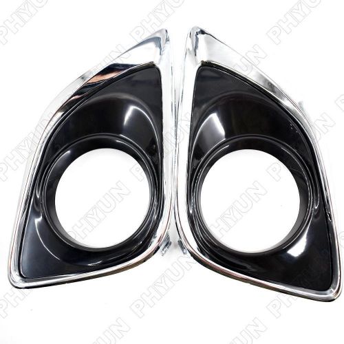 2pcs car fog light lamp bumper cover insert for 2013-2016 toyota venza to1038183