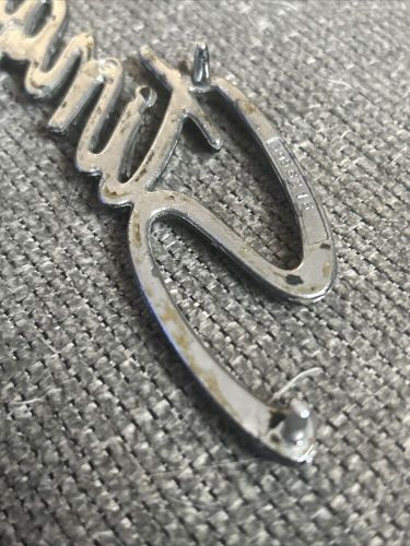 Gm corvette 1969-1976 stingray chrome metal  script emblem (old stock) **