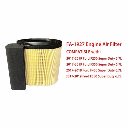 Engine air filter for f-250 f-350 f-450 f-550 super duty 6.7l 2017 2018 2019