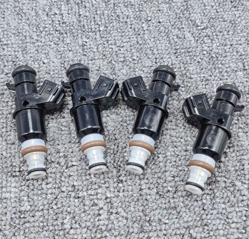 4pc oem fuel injectors for 16450-raa-a01 element accord cr-v 2.4l rsx base 2.0l