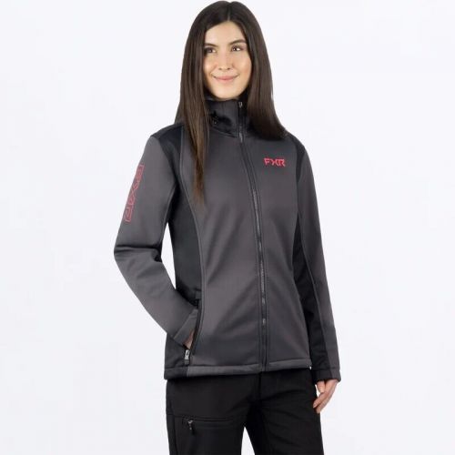 Fxr racing pulse womens softshell jackets xs black