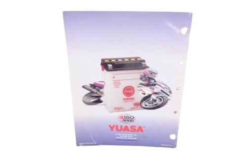 Yuasa mktg-766 1997 battery specifications &amp; applications manual