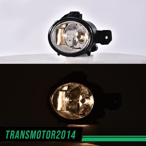 Pair fog light fit for 07-10 bmw e70 x5 clear lens bumper lamps replacement bulb