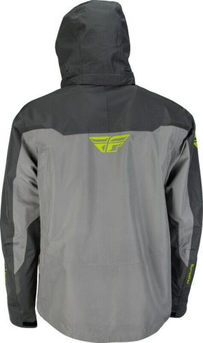 Fly racing incline black grey hi-vis jacket