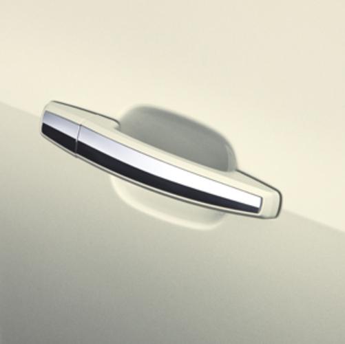 Chevrolet malibu front & rear champagne silver metallic door handle set 22817277