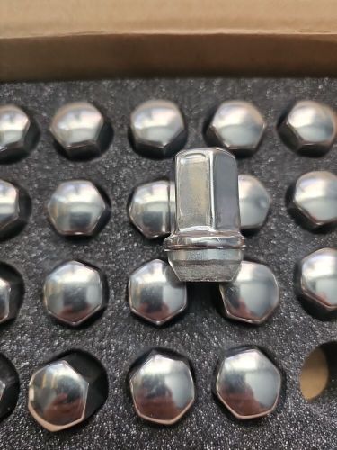 Gm oem 2020-2022 corvette camaro wheel lug nuts chrome 24 pieces 85553528