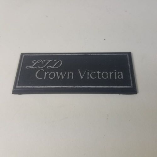 1983 1984 1985 1986 1987 ford ltd crown victoria dash emblem