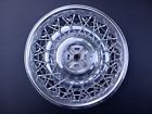 1986-1992 cadillac brougham spoke wire wheel (rwd) hubcap with center cap oem