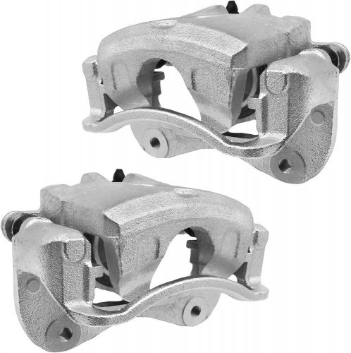 Front l/r brake calipers w/brackets for hyundai tucson 05-09, kia sportage 05-10