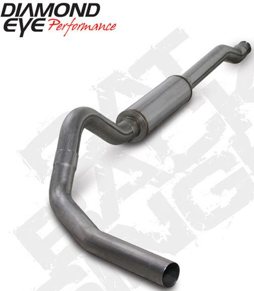 Diamond eye exhaust- 03-07 ford 4" stainless-cat back single