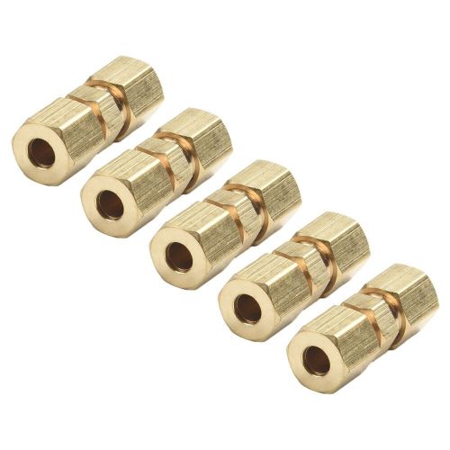 5*brass compression fittings connector 3/16 od hydraulic brake line unions-uk