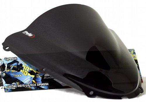 Puig racing windscreen dark smoke for kawasaki zx-10r zx10r 2006-2007