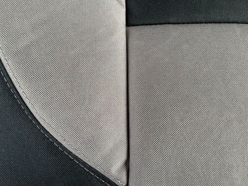 For ford bronco 2020-on car front seat covers black grey waterproof canvas 2pcs