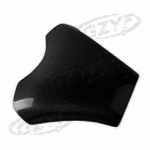 Black carbon fiber fuel gas tank cover protector fit honda cbr600rr 2003-2006