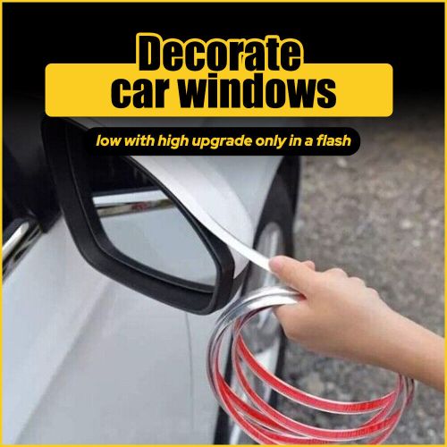 0.47inx16ft car trim moulding strip door window guard protector universal chrome