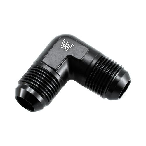 10an female to 10an male flare 90 degree swivel hose fitting adapter black