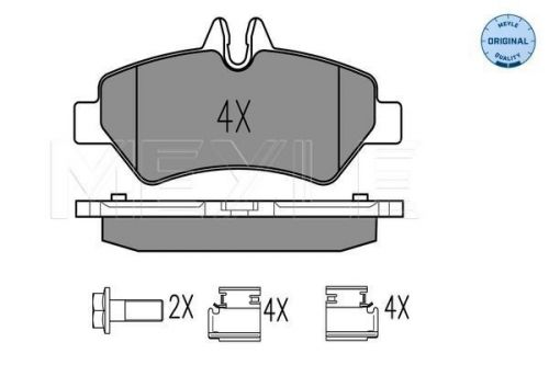 Meyle 025 291 9019 brake pad set rear 63.1mm height fits mercedes-benz vw