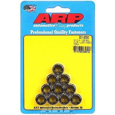 Arp 301-8350 - m10-1.25 mm chrome plated black metric 12 point flange nut (10