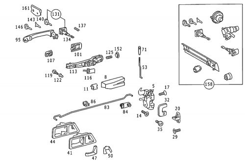 Genuine mercedes-benz key 201-760-05-06