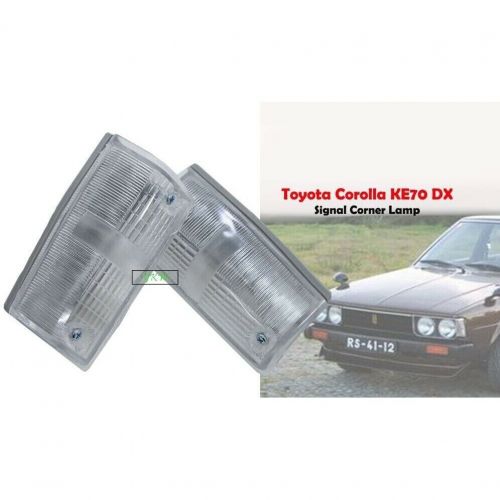 Pair Front Indicator Corner Light Lamps Corolla E70 KE70 E70 TE71 DX - DHL FAST, US $63.80, image 2