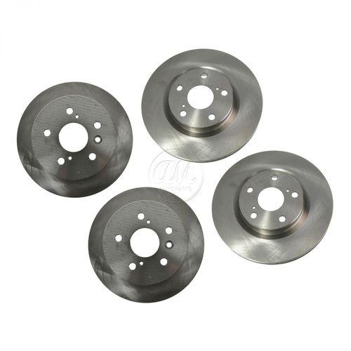 Brake rotor front & rear kit set of 4 for lexus es350 toyota camry avalon new