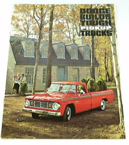 1966 66 dodge pickup truck brochure d100 d200 d300