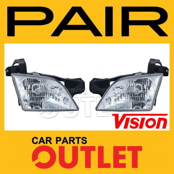 97-05 pontiac trans sport montana head lamp light left+right set pair new