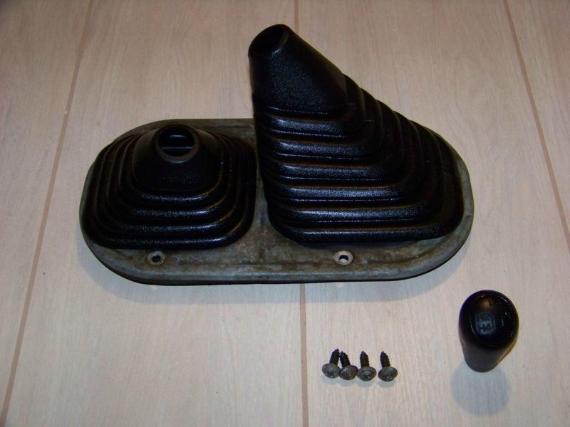 1996-2002 toyota 4 runner 4x4 manual shift, shifter boots- black