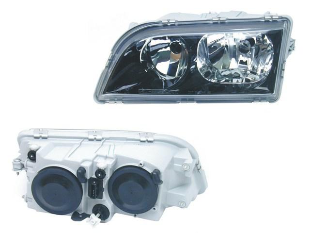 Volvo s/v 40 (01-02) halogen headlight w/ tinted lens lef lh head lamp light