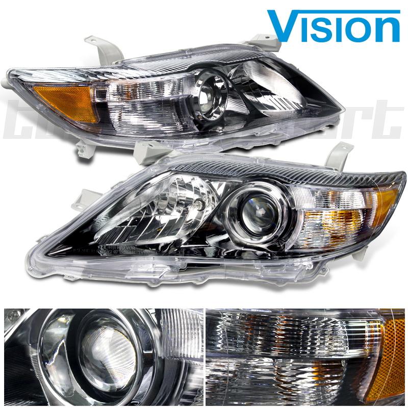 Usa built camry se pair new head lamp projector halogen lights driver passenger