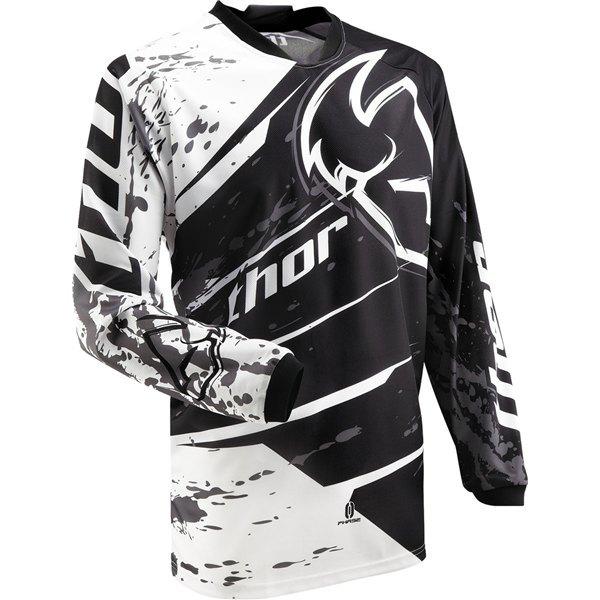 Black m thor phase splatter youth jersey 2013 model