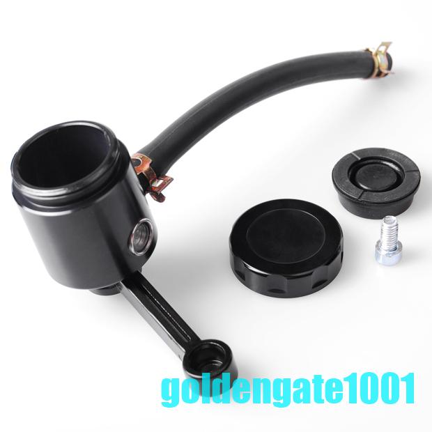 Black motorcycle front brake clutch tank cylinder fluid oil reservoir warranty