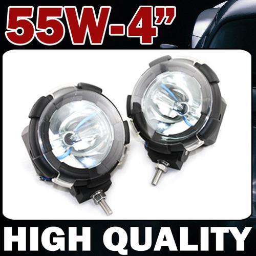 4'‘ hid xenon driving light spot+flood beam work lamp off road suv jeep 4x4 ute