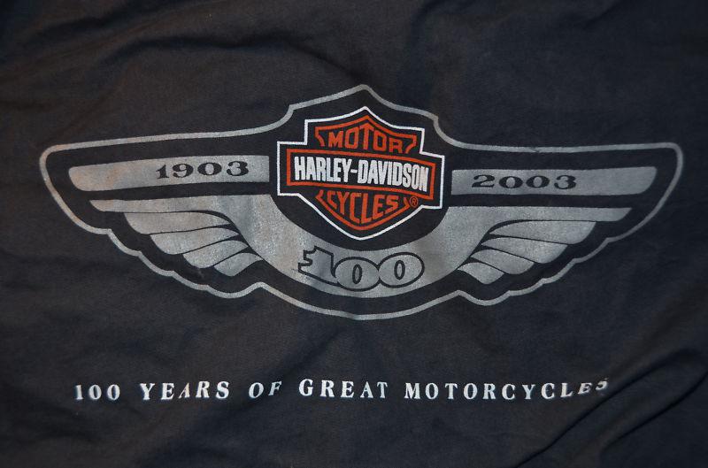 Harley davidson small 100th anniversary storage cover 91625-03 fx fl fxdwg vrsc