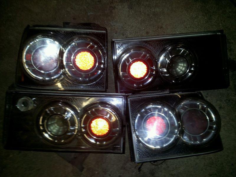 90-91 accord 2dr or 4dr  carbon tail lights 