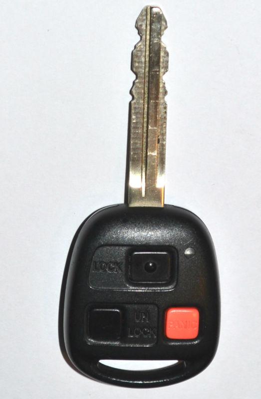 Toyota remote key fob  fcc id: hyq12bbt  red  panic  3 button  ic: 1551a-12bbt