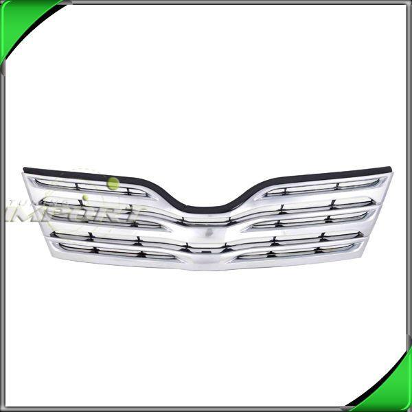 2009-2012 toyota venza front grille panel to1200321 chrome plastic grill frame