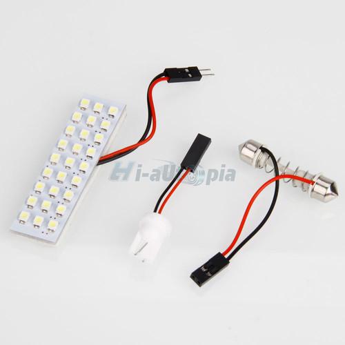 New 12v 1206 27 led smd lights panel festoon dome interior bulb lamp white