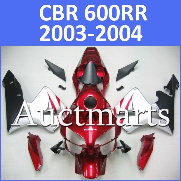 Fit honda 03 04 cbr600rr cbr 600 rr 2003 2004 fairing kit abs plastics a73 d10