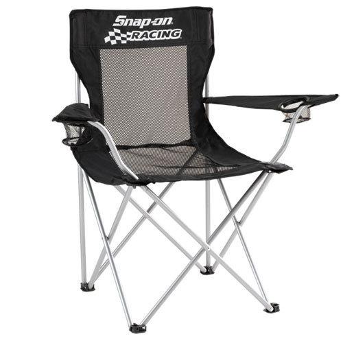 Mesh folding chair snap-on racing 