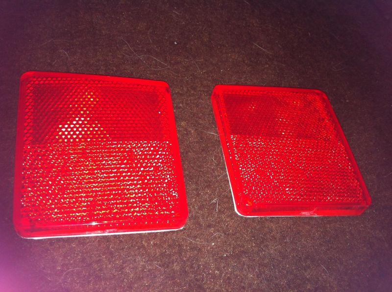 1968 ford fairlane torino 2dr formal roof 4dr or conv sidemarker light lens pair