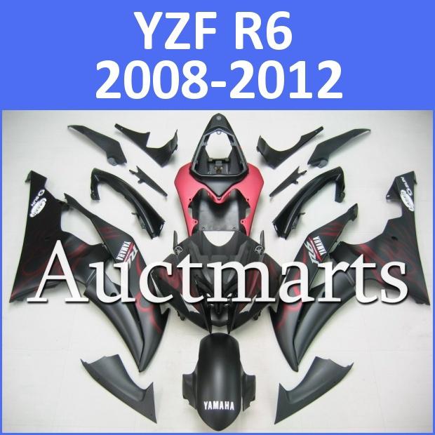 Fit yamaha yzf r6 08 09 10 11 12 yzfr6 2008 2009 2010 2011 2012 fairing i14 d03