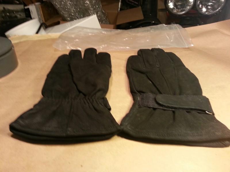 New pair xxl 10" gauntlet gloves glove harley gear free ship must see this add