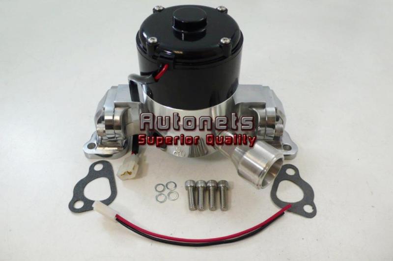 Small block ford 351c polished aluminum electric water pump high flow volume